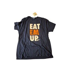 Detroit Tigers Vintage 90s/Y2K "Eat EM Up" Detroit T-Shirt Blue Sz 2X Unisex NEW